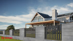 ROMA Integra ECO — Bolțari modulari pentru gard, format mare 75 cm